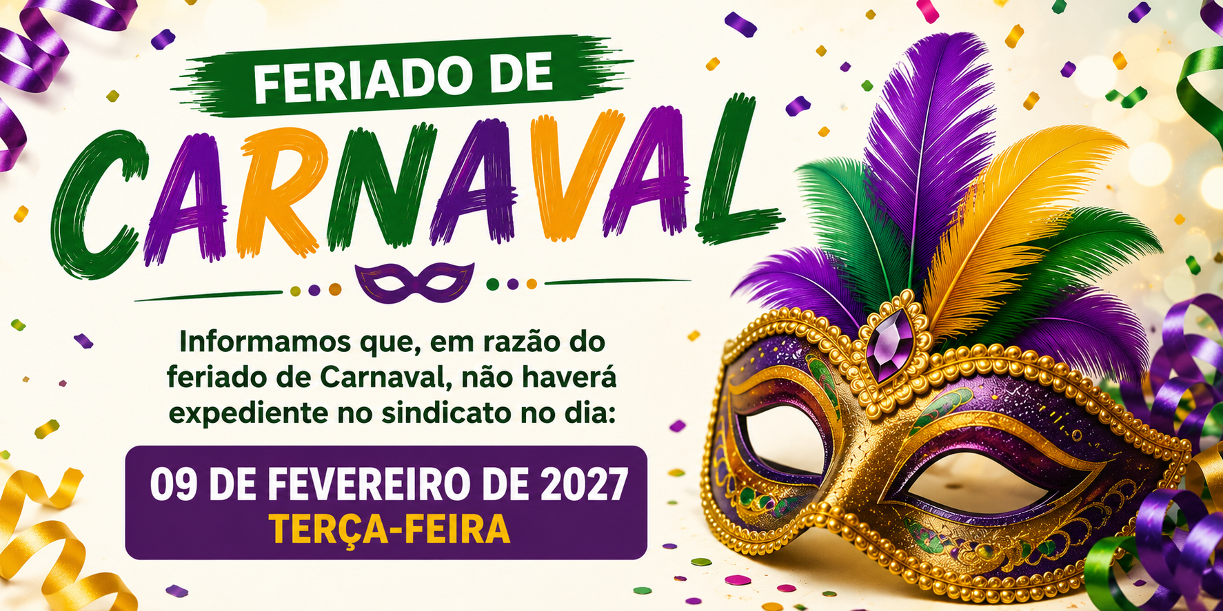 FERIADO DE CARNAVAL