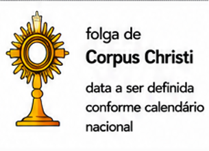 FERIADO CORPUS CHRISTI
